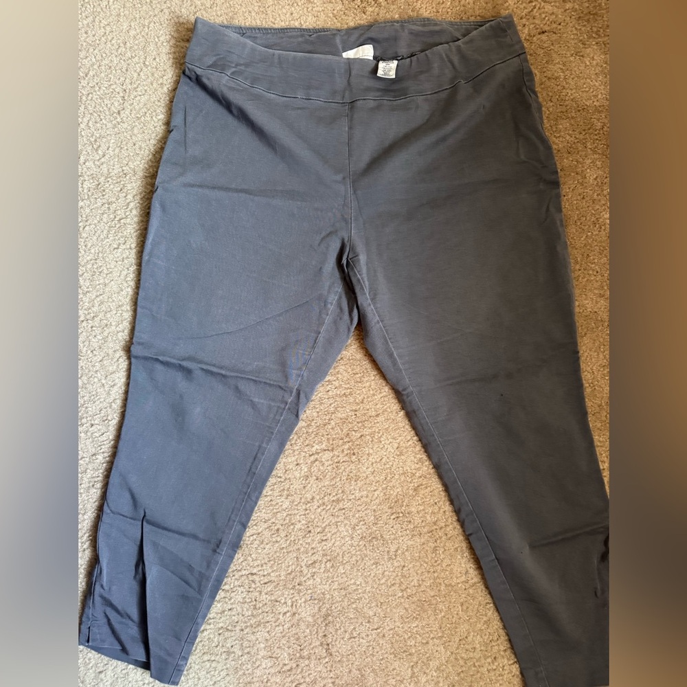 Croft & Barrow Gray Ankle Pants